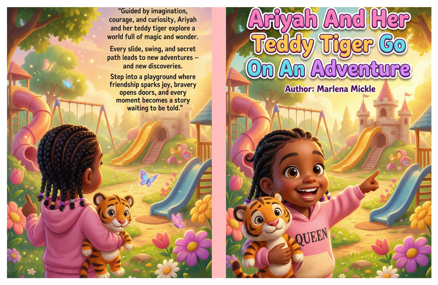 Ariyah And Her Teddy Tiger Go On An Adventure